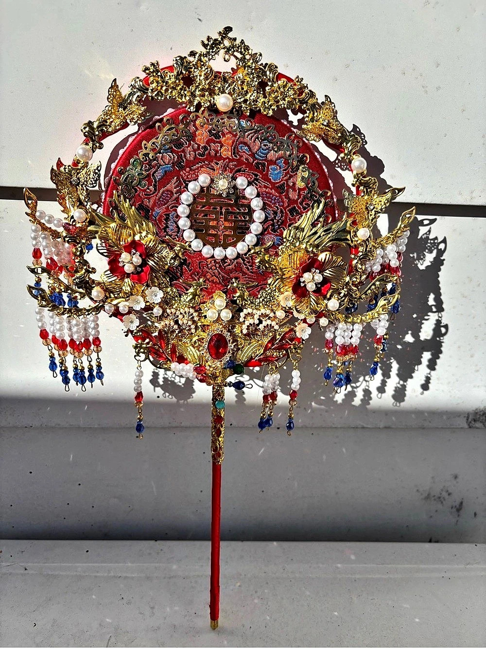 Chinese Bridal Fan - Picture 2 of 4